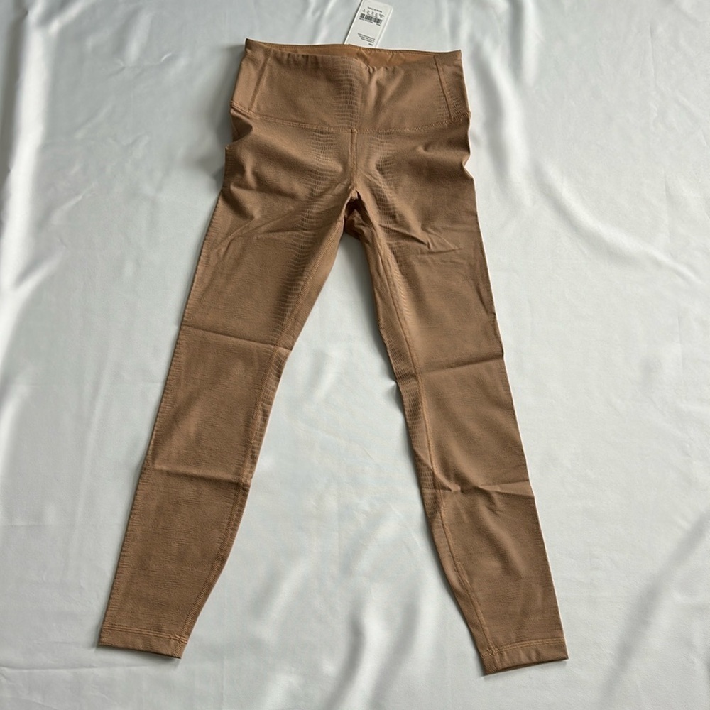 NWT CRZ YOGA Nude Matte Faux Leather Leggings "25 SZ XS - Picture 4 of 8